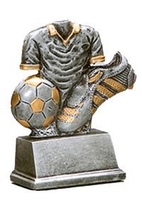 Children's soccer trophy