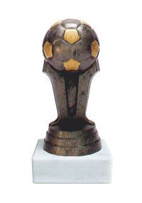 mini troféu de futebol