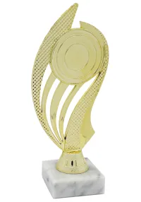 Trophy with central disc for any sport