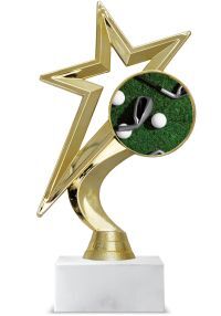 Trofeo estrella de golf