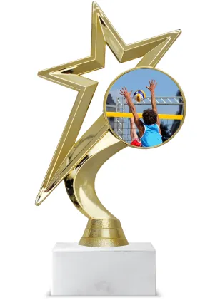 Volleyball-Star-Trophäe