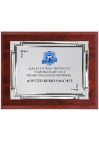 Placa conmemorativa grande dorada 2903