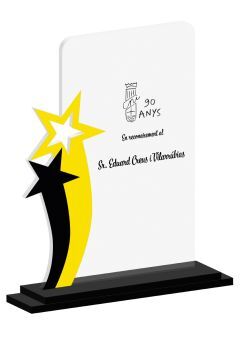 Personalized trophy with stars Thumb