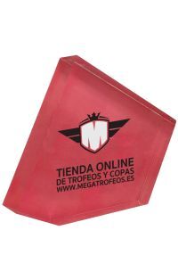 Acrylic triangle trophy