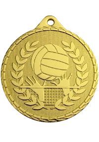 Medalla de voleibol deportiva