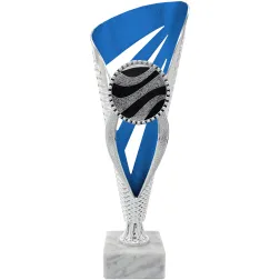 Grande coupe trophée bleue