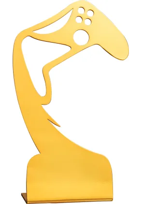 Videospiel-Trophäe aus goldenem Methacrylat
