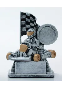 Trofeo de kart en resina