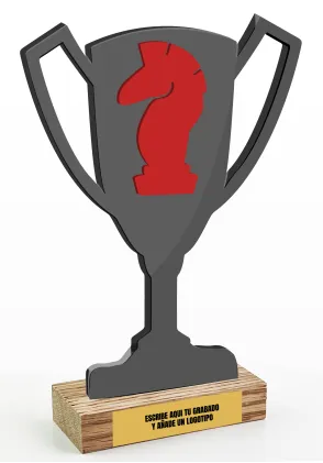 ECO-Schachpokal-Trophäe