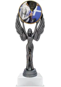 Trofeo di padel personalizzato in resina