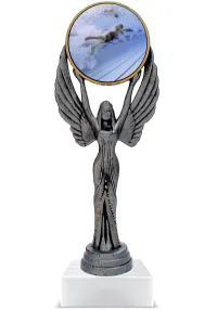 Trofeo di nuoto personalizzato in resina