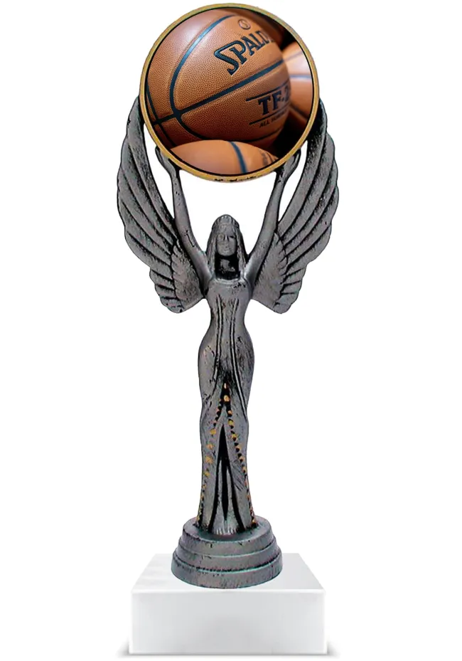 Trofeo personalizado de resina baloncesto