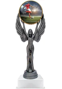 Trofeo personalizado de resina ftbol