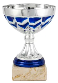 Trofeo cinta plata y azul
