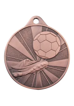 Médaille de football avec chaussure en relief Thumb