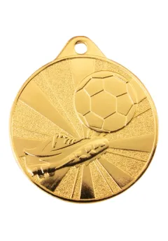 Médaille de football avec chaussure en relief Thumb
