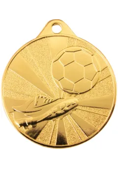 Médaille de football avec chaussure en relief Thumb