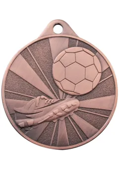 Médaille de football avec chaussure en relief Thumb