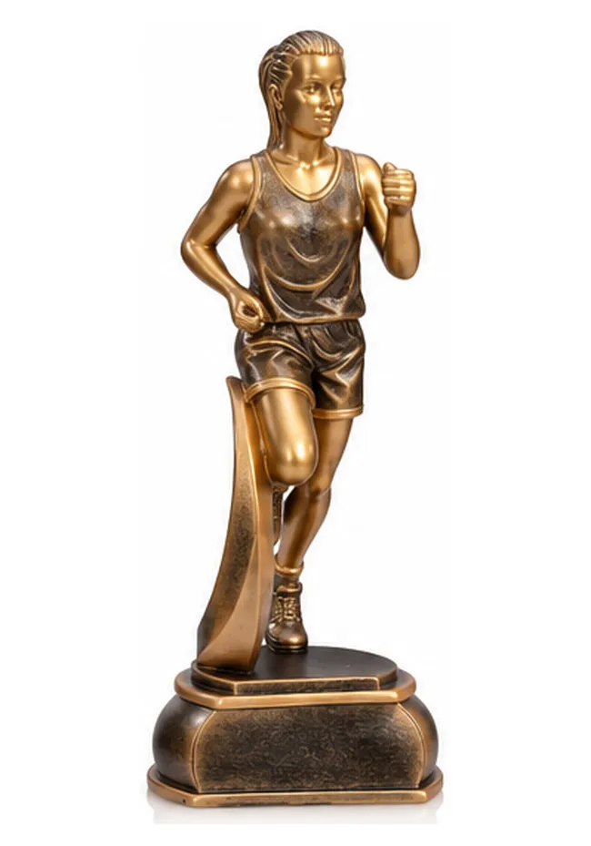 Trofeo de Atletismo Femenino en Resina Bronce – Corredora