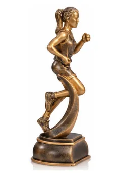 Trofeo de Atletismo Femenino en Resina Bronce – Corredora Thumb