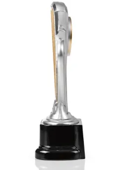 Trofeo Plateado y Dorado Personalizable con Disco Deportivo Thumb Trofeo Plateado y Dorado Personalizable con Disco Deportivo Thumb