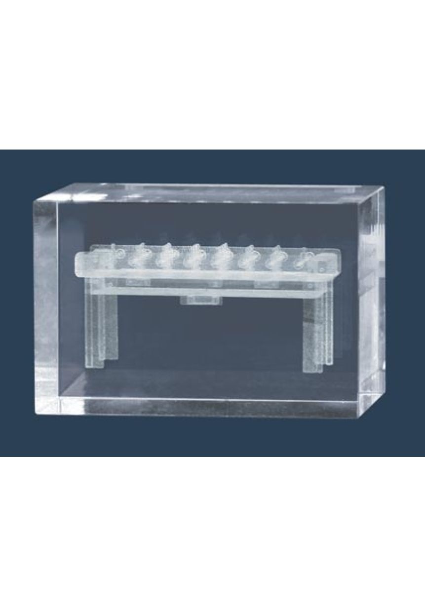Trofeo cristal 3D Futbolín
