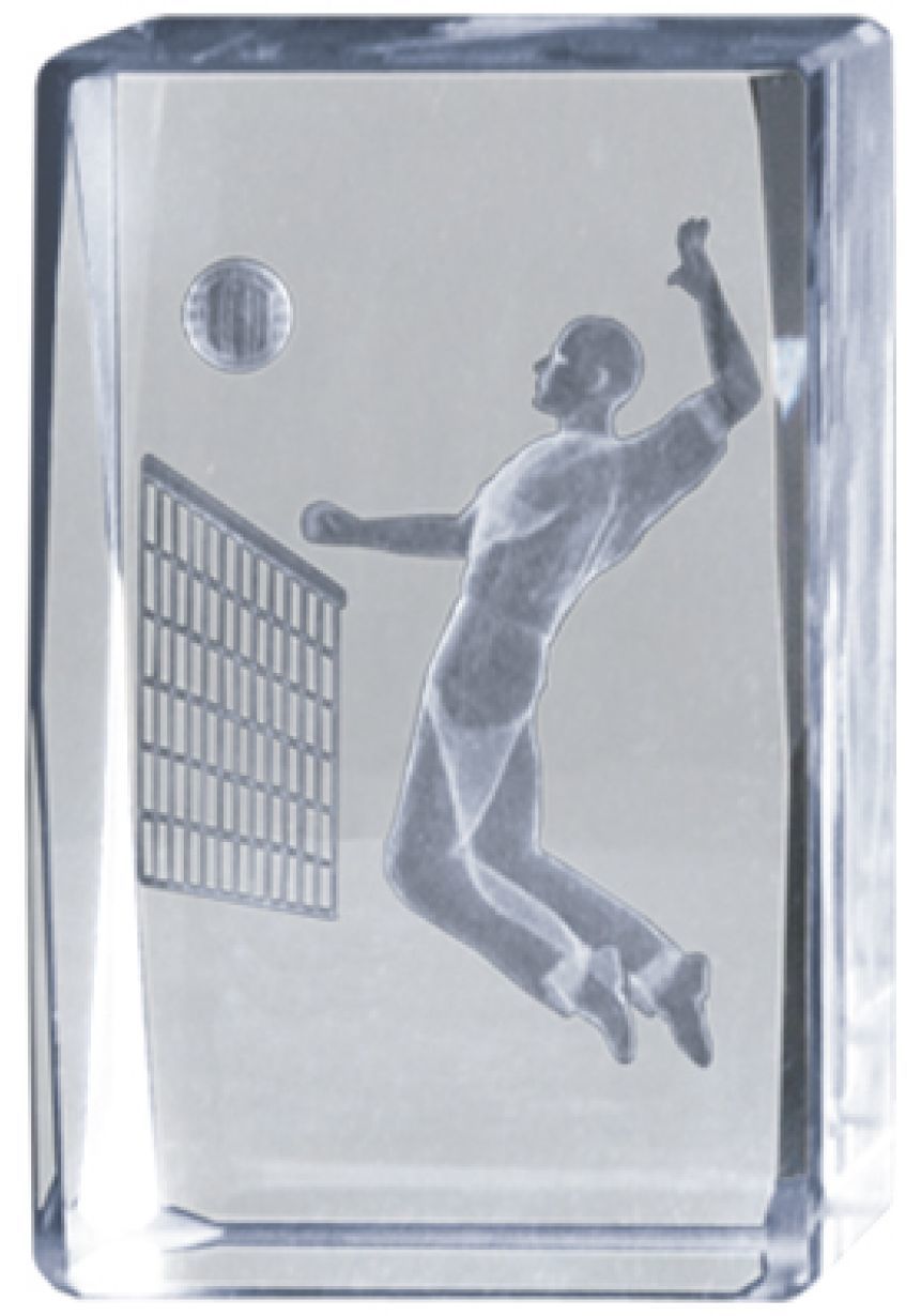 Trofeo cristal 3D Volley Masculino