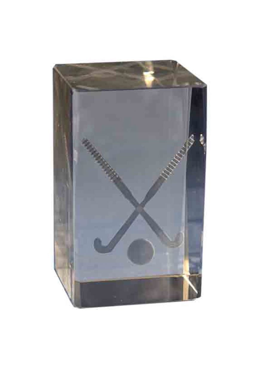 Trofeo cristal 3D Hockey