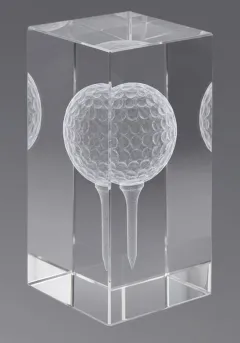3D crystal trophy Golf Thumb 3D crystal trophy Golf Thumb
