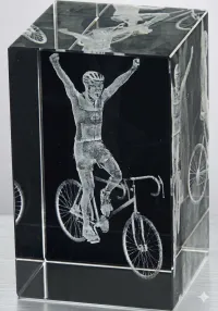 Trofeo cristal 3D Ciclismo