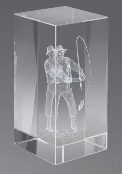 3D crystal trophy Fishing Thumb