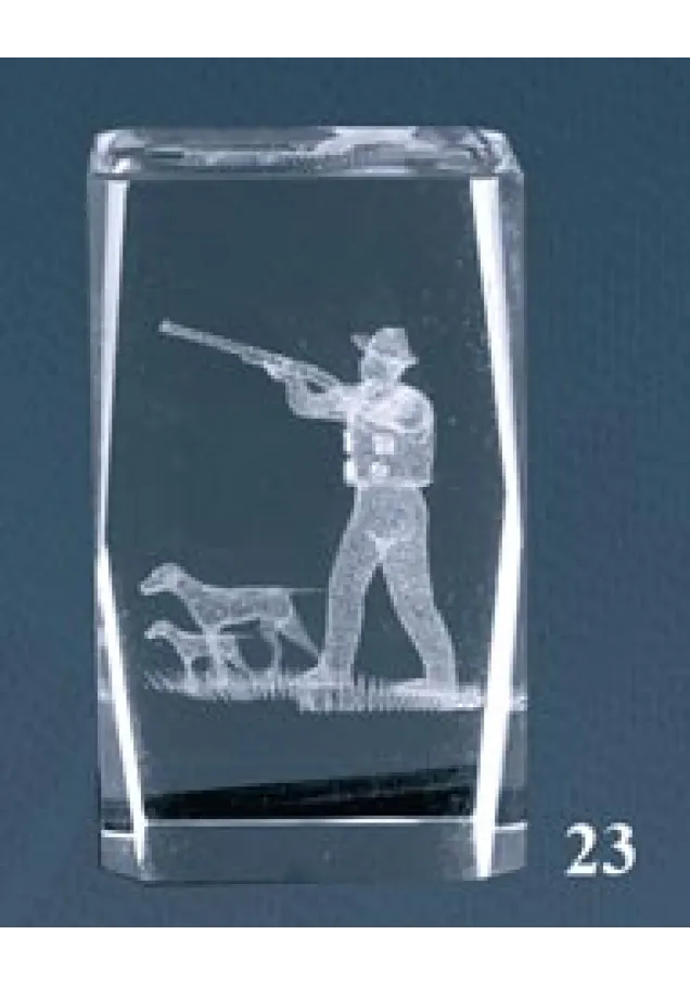 3D-Kristall-Trophäe Jagd