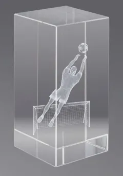 Trofeo cristal 3D Portero Thumb Trofeo cristal 3D Portero Thumb