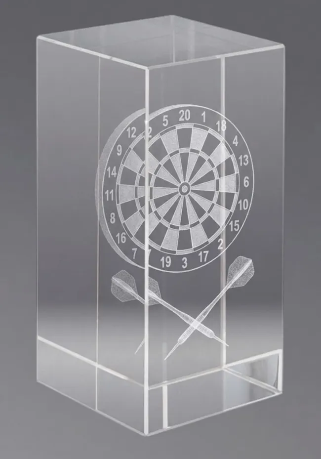 Crystal trophy 3D Darts