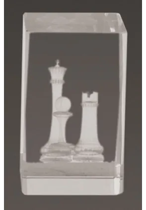 3D-Kristall-Trophäe Schach