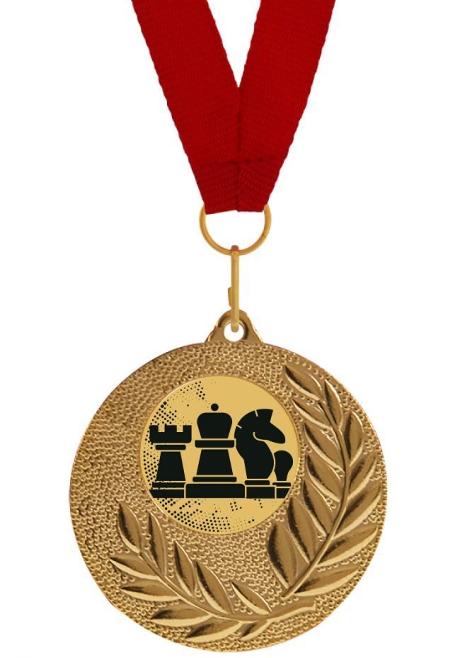 Medalla Completa de Ajedrez