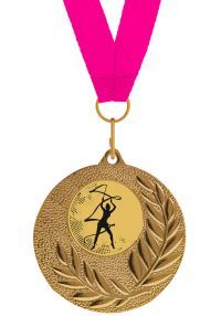 Medaillen Pferde Pferdesport 4,5cm Sport Medaille mit Band und Text 