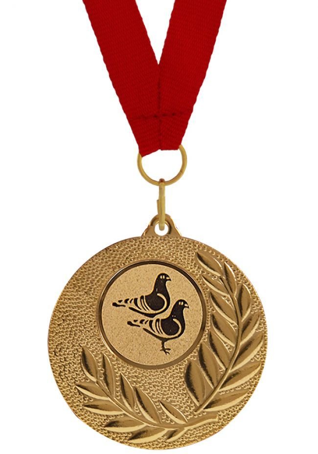 Medalla Completa de Palomas