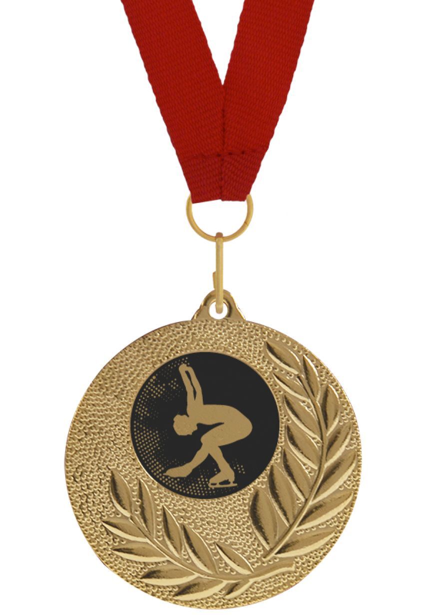 Medalla Completa de Patinaje Artístico sobre hielo