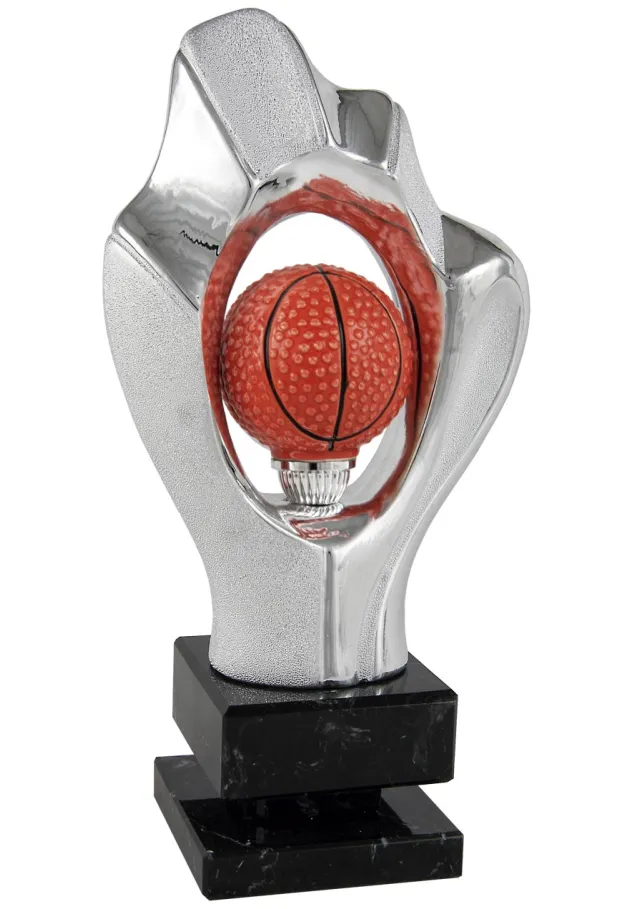 Kristalltrophäe für Basketball