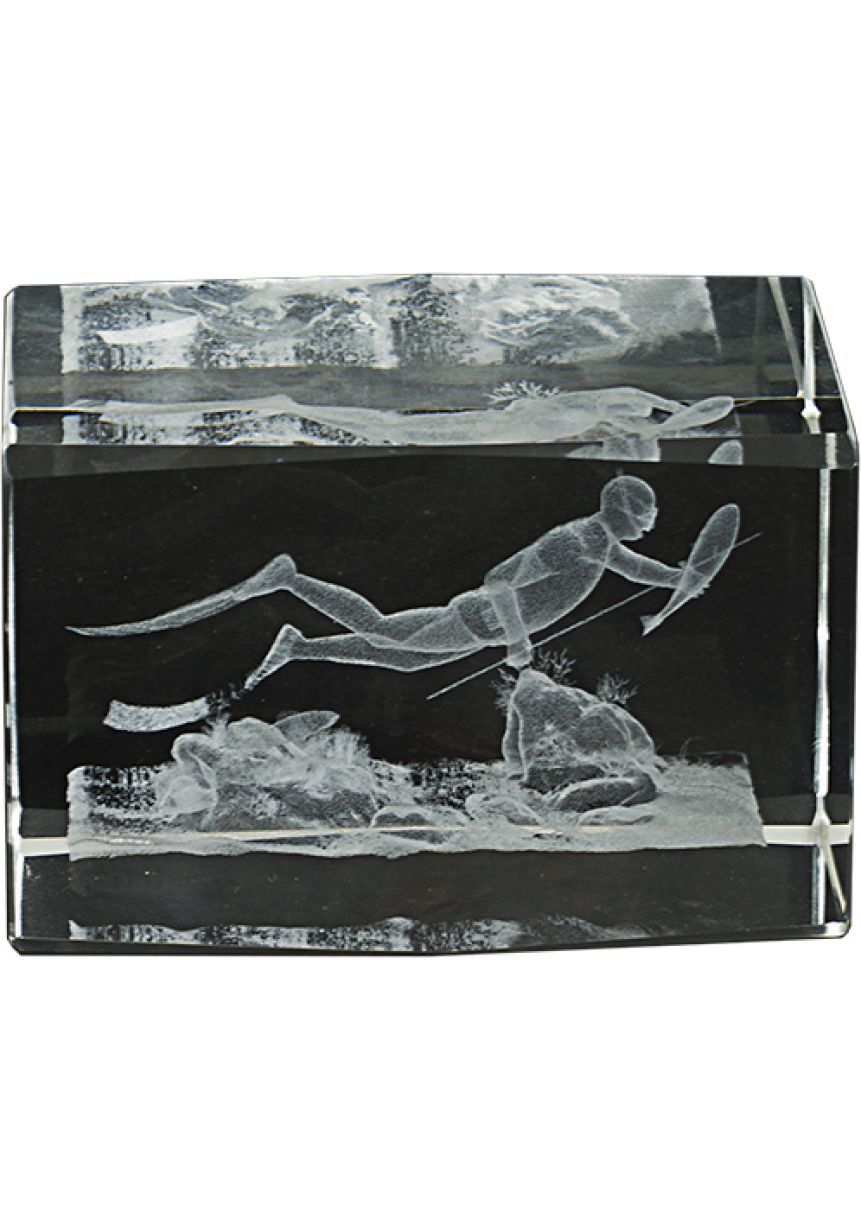 Trofeo cristal 3D Buceo