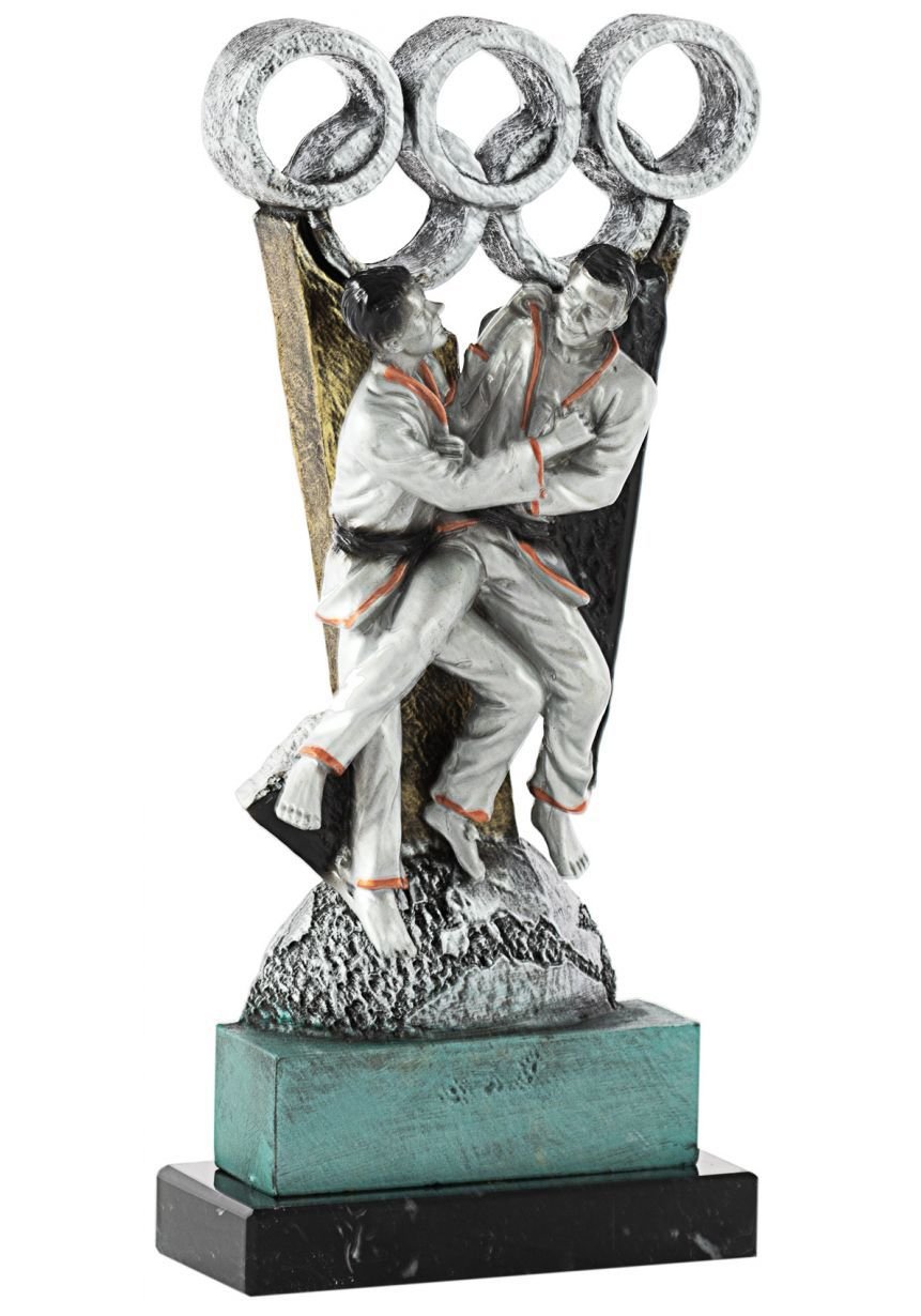 Figura plateada de Judo