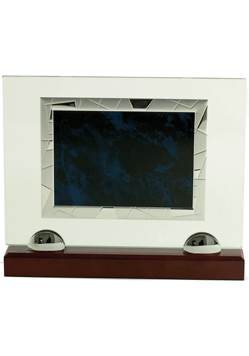 Placa Homenaje Cristal/Placa azul