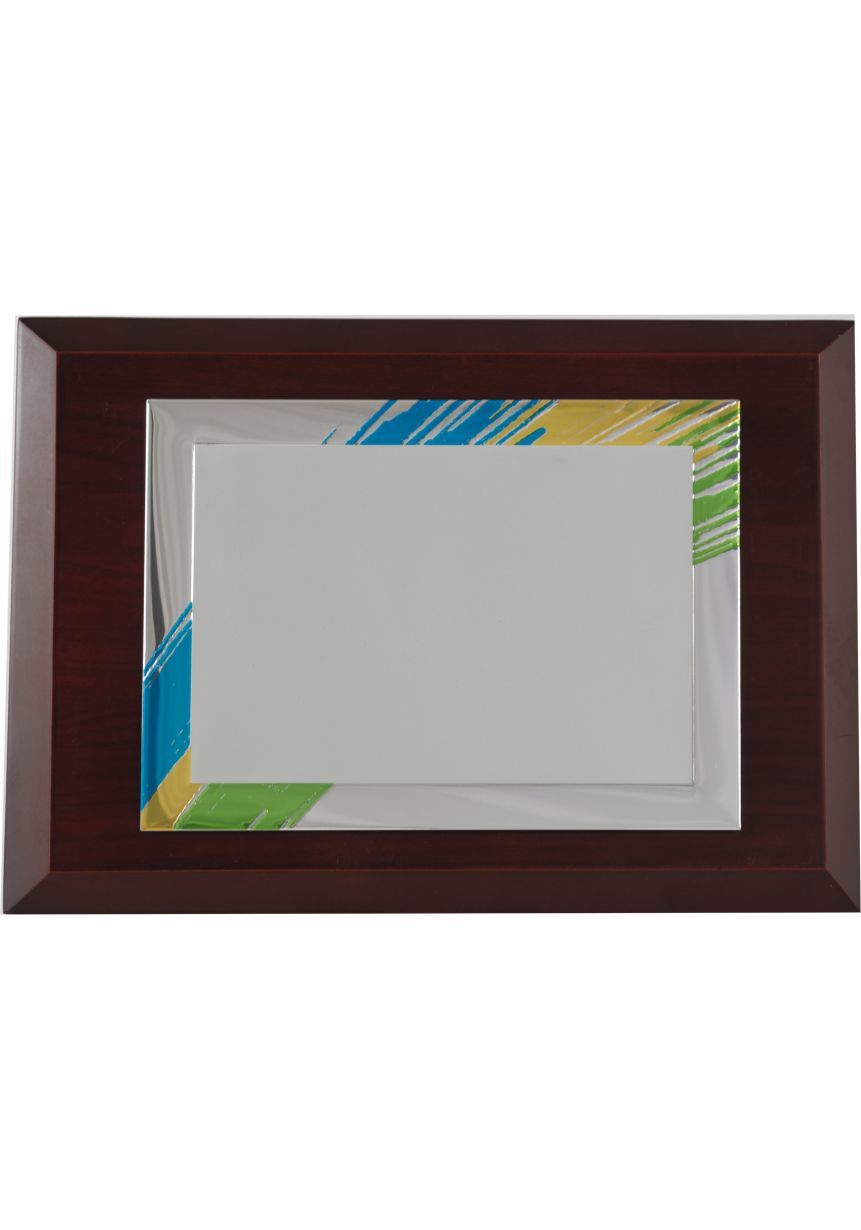 Placa homenaje cuadro color