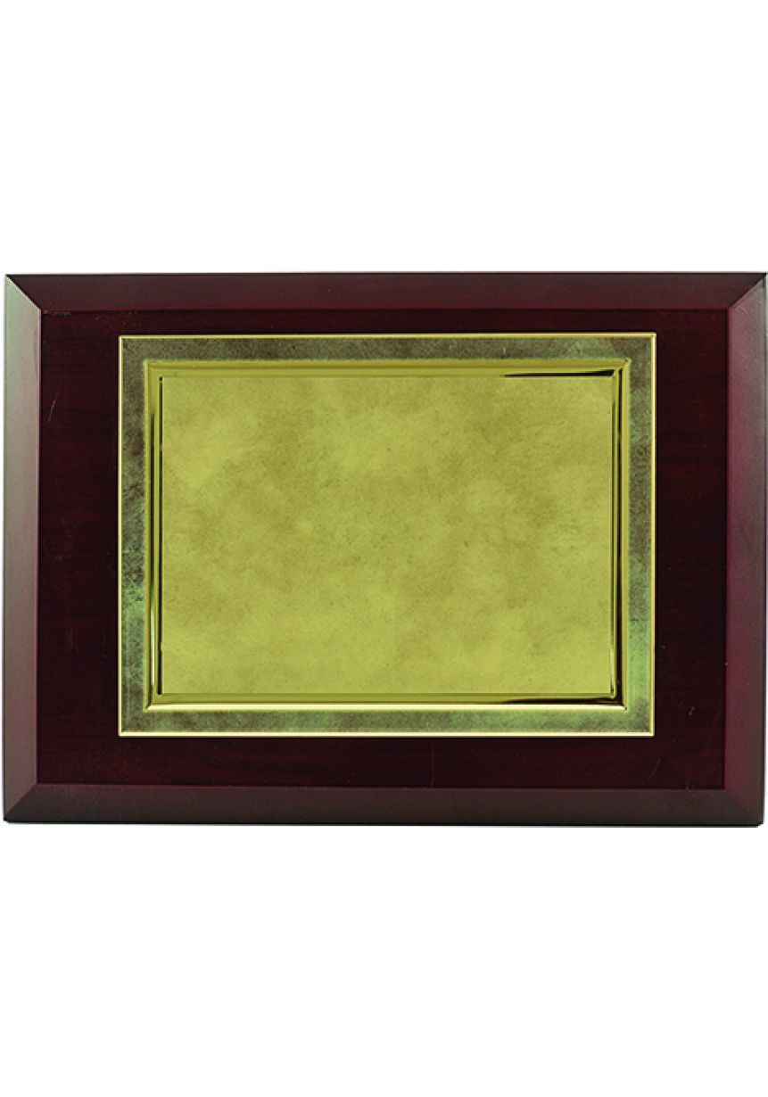 Placa Homenaje Madera Dorada