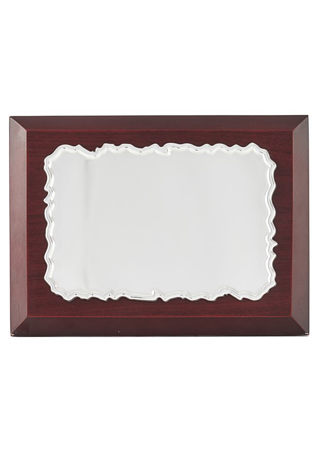 Placa de homenaje pergamino plata Placa de homenaje pergamino plata