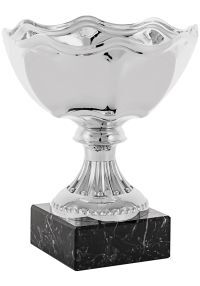 Trofeo copa ensaladera con forma de flor