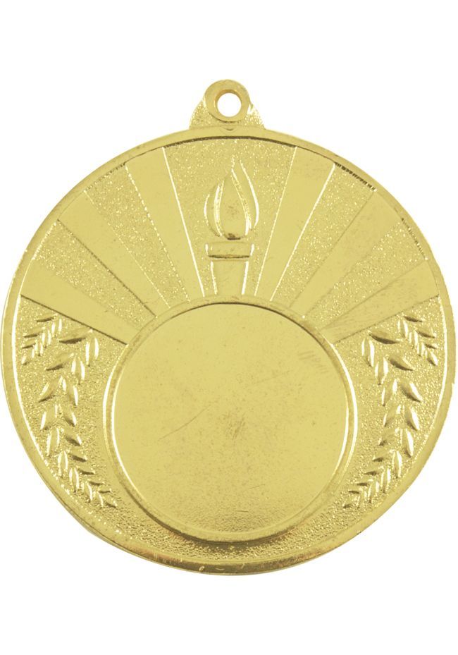 Medaille 50 mm Durchmesser Plattenhalter Fackel