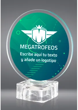 Benutzerdefinierte Kristall-Trophäe Bild enthalten