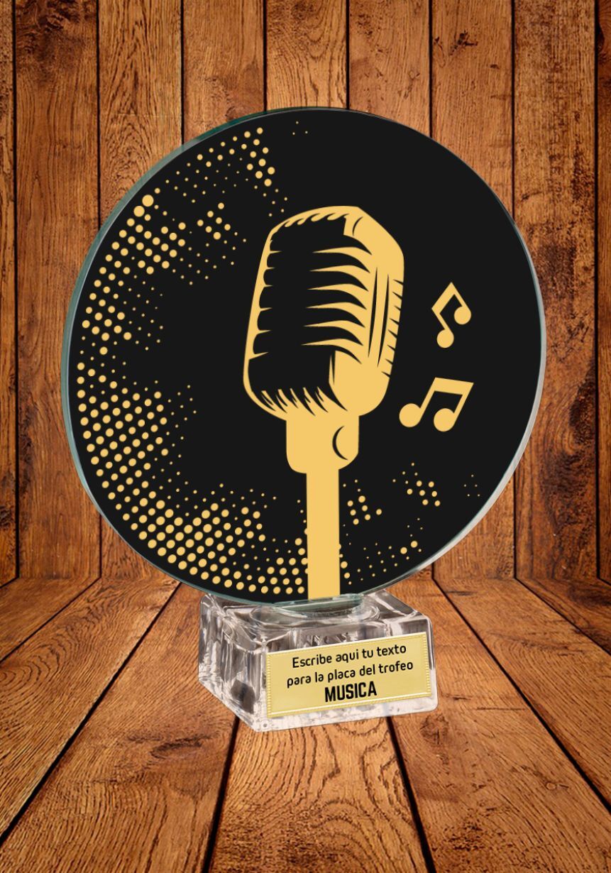 Trofeo de cristal para Música